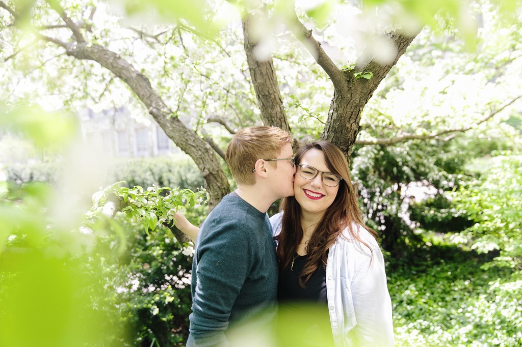 A spring Chicago engagement session with Lainie & Christine.